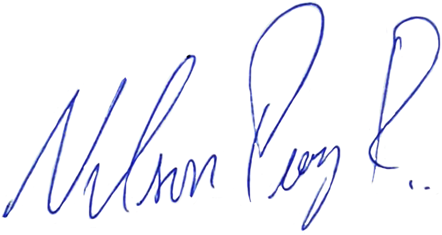 Firma del Dr. Nelson Pérez Ruiz