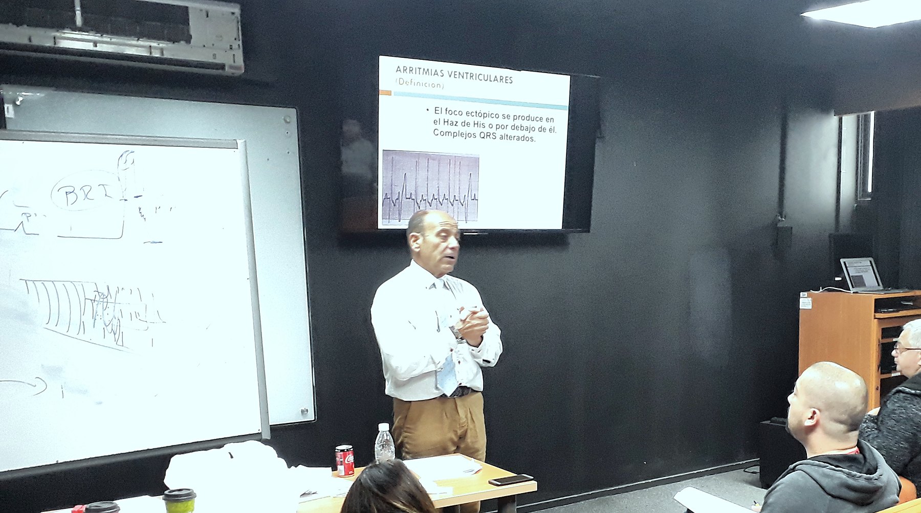 Clase de cardiología veterinaria: arritmias ventriculares explicadas ante médicos veterinarios